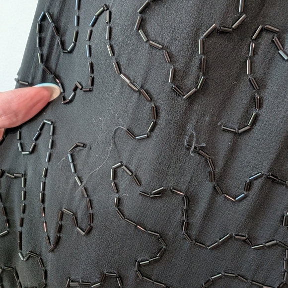 Vintage Jas Jas Black Beaded Gown - Picture 8 of 16